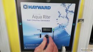 Hayward Aqua Rite - Chlorine Generator, Salt Cell Information.