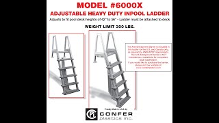 6000X In Pool Ladder Installation Video