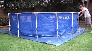 Intex Metal Frame Pools set up (pools up to 15ft)