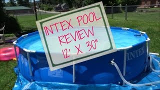 INTEX POOL 12X30 REVIEW