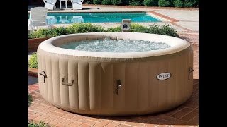 Best Inflatable Hot tub / Spa Review - Instructions - Tutorial - Intex portable