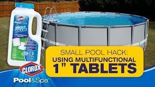 Keep Pool Water Clean with XtraBlue® 1” Chlorinating Tablets: Clorox® Pool&Spa™