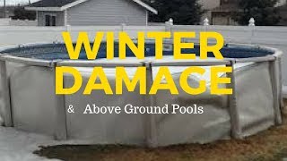 Above Ground Pool Winter Damage, what can be done to prevent damage!