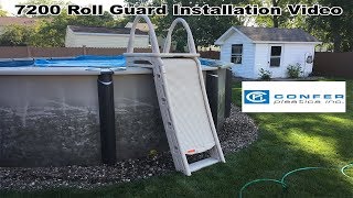 7200 Rollguard A-Frame Aboveground Pool Ladder Installation
