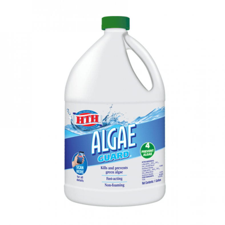 HTH 67032 Super Algae Guard Algaecide for Swimming Pools, 1 qt