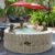 Amazcafe Portable Inflatable Bubble Massage Spa Hot Tub 4 Person Relaxing Outdoor