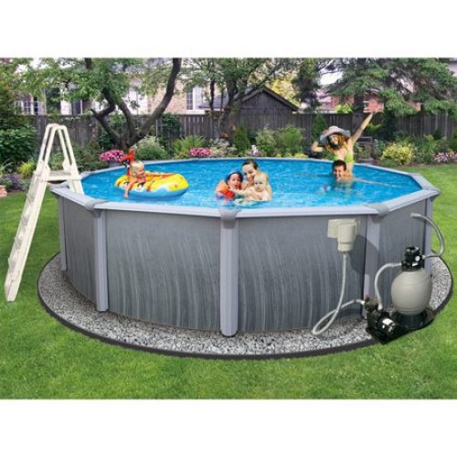 Creatice Metal Wall Above Ground Swimming Pool for Living room