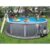 Barcelona Complete 15′ x 52″ Round Metal Wall Above Ground Swimming Pool Package