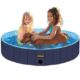 ZEIYUQI Rectangle Outdoor Pool Anti-Slippery Foldable PVC Removable Above Ground Pool