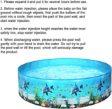 Play Pool for Kids Plastic Outdoor Swimming Pool Non-Inflatable Folding Round Water Pool Children Snapset Swimming Pool Review